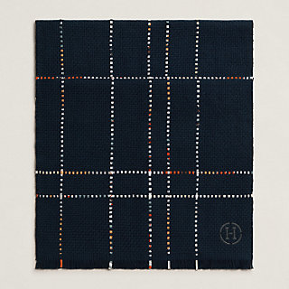 XssWLove様 HERMES100%SILK100%Angora大判マフ
